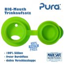 Pura Big Mouth Sportverschluss aus Silikon 1 Stück  Moss Grün