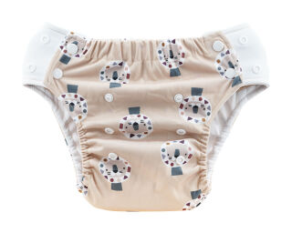 Blümchen Pull-up Pant (5-15kg) - Onesize Schwimmwindel + Trainer Cozy Designs Cozy Lion