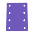 Schwimminsel Schwimmmatte mit 8 Löchern 950 x 700 x 38 mm Gelb