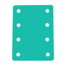 Schwimminsel Schwimmmatte mit 8 Löchern 950 x 700 x 38 mm Grün