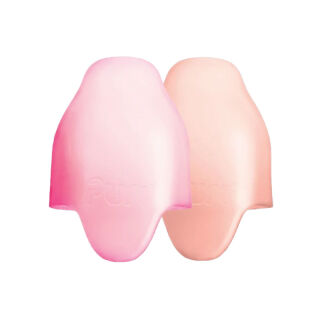 Purakiki 2 Ersatz-Schutzkappen aus Silikon Reiseabdeckung Rose-Fox