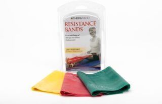 Thera-Band® Set leicht 1,5m (je 1x GELB, ROT, GRÜN) THERABAND