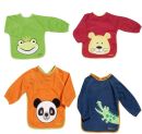 4 Stk. Playshoes Lätzchen mit Ärmel in...