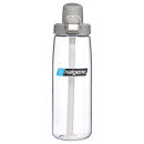 NALGENE NG Sustain Freshflow Wasserflasche Clear mit Strohhalm, 650 ml