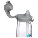NALGENE NG Sustain Freshflow Wasserflasche Clear mit Strohhalm, 650 ml