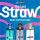 NALGENE NG Sustain Freshflow Wasserflasche Clear mit Strohhalm, 650 ml