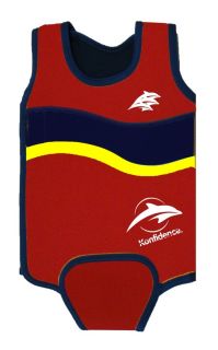 Konfidence BabywarmaTM - Neopren fuer Babys und Kleinkinder Rot 0-6 Monate