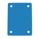 Schwimminsel mit 4 Löchern 950 x 700 x 38 mm Blau