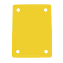 Schwimminsel Schwimmmatte mit 4 Löchern 950 x 700 x 38 mm Orange