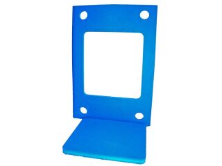 Schwimminsel Schwimmmatte mit Öffnung und 4 Löchern - 950 x 700 x 38 mm Grün