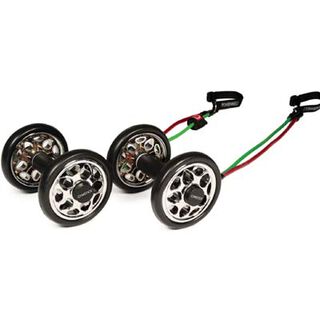 Gymstick Power Wheelz PRO Wheels Exercise Roller + Tubings