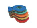 Schwimmbrett Fisch 400x300x38mm Schwimmhilfe Fisch Stripes Gestreift Grün