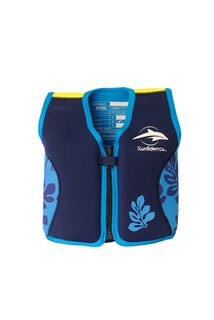 Konfidence Jacket Schwimmweste navy/blue palm 18 Monate - 3 Jahre