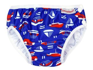 Imse Vimse Schwimmwindel, Badewindel, Aquawindel, Babybadehose Blue Sailor S (small) 5-8 kg