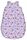 Popolini iobio Schlafsack Winterschlafsack Lavalan Leaves Violett S=70cm