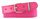 Playshoes Stretchgürtel mit Leder-Applikation Pink 65cm