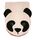 Fürnis Waschlappen mit lustigen Tiermotiven Gross 100% Bio Baumwolle GOTS 598 Panda