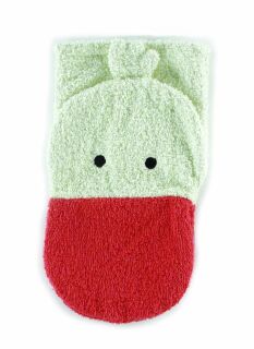 Fürnis Waschlappen mit lustigen Tiermotiven Klein 100% Bio Baumwolle GOTS 577 Gans klein