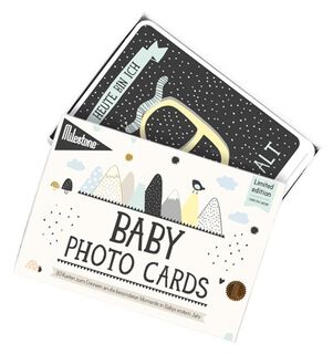 Baby Photo Cards von Milestone&trade;- Over the moon - deutsche Version - Einzelset