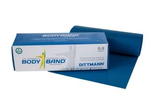 Body-Band 5,5m x 14,5 cm Dittmann Farbe Blau - Sehr starker Widerstand
