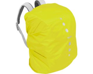 Playshoes Regenhülle, Regenschutz, Regenhaube für Schulranzen und Rucksäcke, Signalfarbe Neongelb M