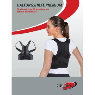 Haltungshilfe PREMIUM SHR 604,  schwarz Haltungstrainer L 91-105cm