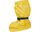 Playshoes Regenfüßling Regenfüßlinge mit Fleece-Futter, verschiedene Farben, Oeko-Tex Standard 100 408911 Unisex-Baby Krabbelschuhe Gelb Small