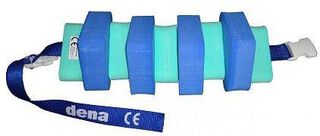 Schwimmgürtel Kinder mit Sicherheitsverschluß 60cm Länge Farbe Blau