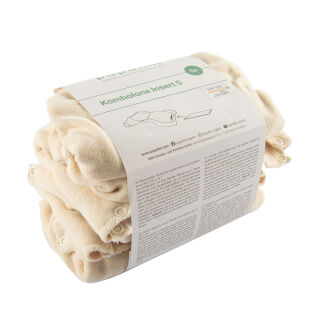 Popolini Kombolone Einlage für Windel für Erwachsene und große Kinder Frottee Soft L 5er Pack