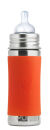 Pura Kiki Babyflasche mit Sauger, Edelstahl Sleeve...
