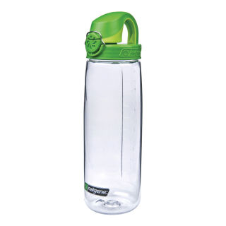 NG OTF Sustain Trinkflasche Nalgene mit Einhand Druckverschluss On the fly 0,65L Grün/Transparent