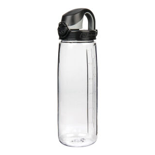 NG OTF Sustain Trinkflasche Nalgene mit Einhand Druckverschluss On the fly 0,65L Schwarz/Transparent