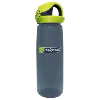 NG OTF Sustain Trinkflasche Nalgene mit Einhand Druckverschluss On the fly 0,65L Charcoal/Lime